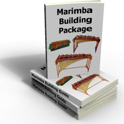Package deal for marimba, vibraphone, metallophone and xylophone construction