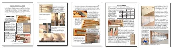 sample pages from the metallophone blueprints and building guide