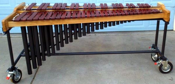 Steel frame marimba DIY