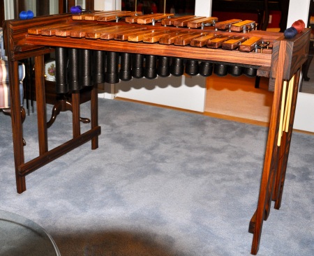making a mini marimba