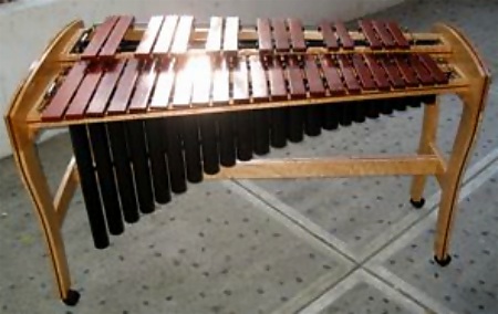 Sam's redesigned marimba frame