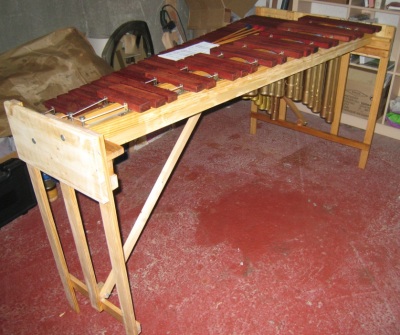 Manuel's 4 Octave extension of the P3 DIY marimba design